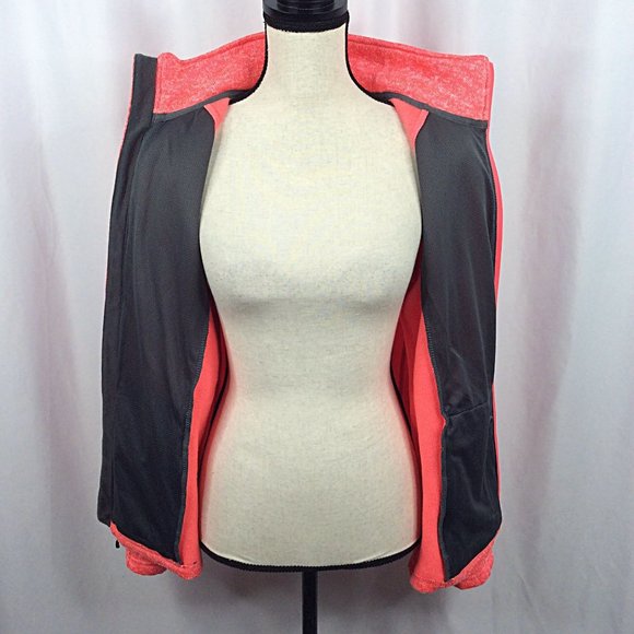 Trail Crest Fleece Jacket Womens Size Medium Hunting Blaze Pink Full Zip - Picture 5 of 10
